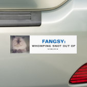 Fangsy Bumpersticker (Op auto)