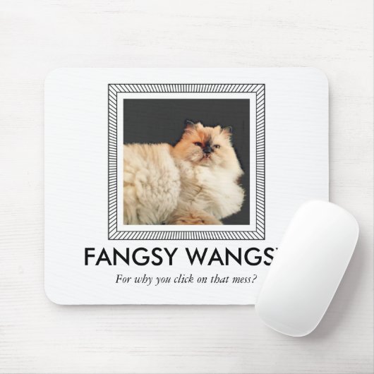 Fangsy mousepad muismat (Met muis)