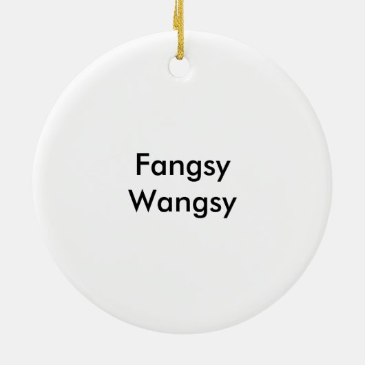 Fangsy sierplant keramisch ornament (Achterkant)