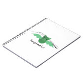 Fangtastic Green Bat Notitieboek (Linkerzijde)