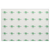 Fangtastic Green Bat Stof (Fat Quarter)