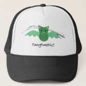 Fangtastic Green Bat Trucker Pet (Voorkant)