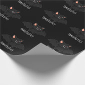 Fangtastisch Grappige Halloween-grap Dark BG Cadeaupapier (Hoek)