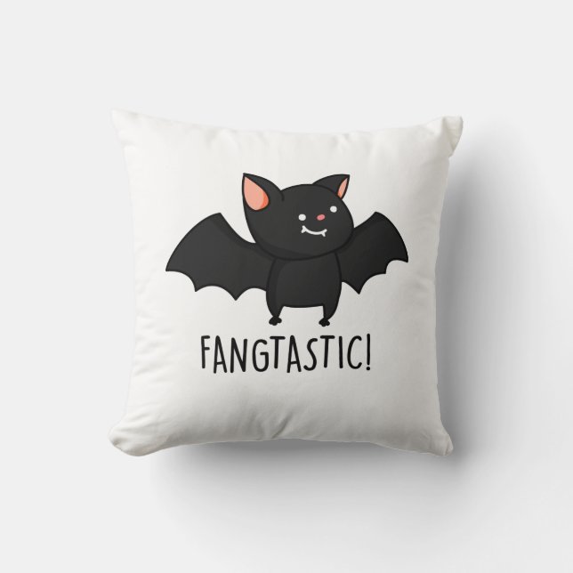 Fangtastische grappige Halloween-spreuk  Kussen (Voorkant)