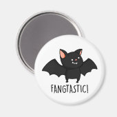 Fangtastische grappige Halloween-spreuk Magneet (Voorkant / Achterkant)