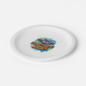 Fangtastische nacht papieren bordje (Gekanteld)