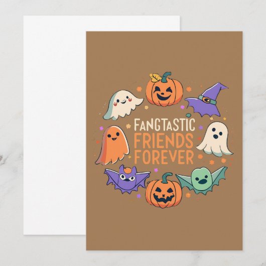 FANGTASTISCHE VRIENDEN VOOR ALTJD  KAART (Voorkant / Achterkant)