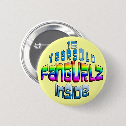 FangUrlZ 1 Ronde Button 5,7 Cm (Voorkant /achterkant)