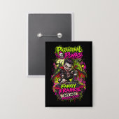 Fangy Frankie – Paranormale Punks Button (Voorkant / Achterkant)