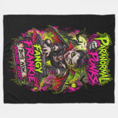 Fangy Frankie - Paranormale Punks Fleece Deken (Voorkant (Horizontaal))