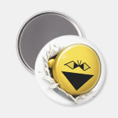 Fangy Multi 3D Emoji Round Magnet (Voorkant / Achterkant)