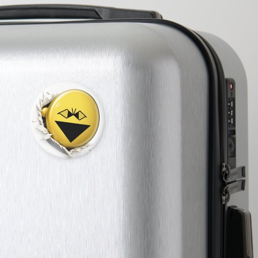 Fangy Multi 3D Emoji Round Magnet (Insitu (bagage))