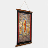 Fanhe Buddha Tang Dynasty Dunhuang Silk Road Hangend Wandkleed (Gebogen)