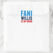Fani Willis is mijn held Vierkante Sticker (Tas)