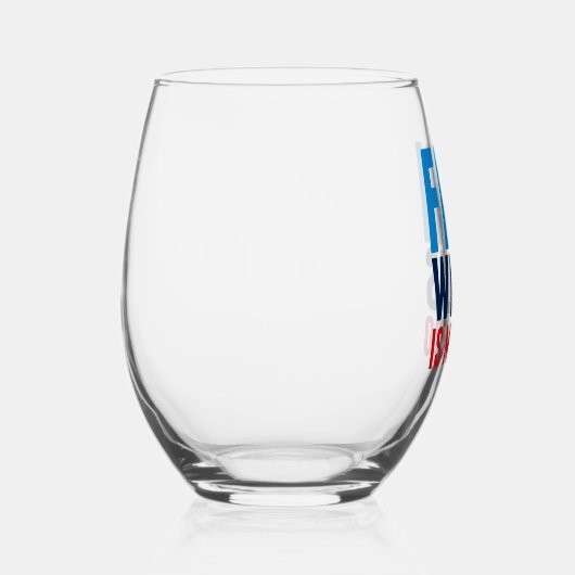 Fani Willis is mijn held Wijnglas Zonder Voet (Rechts)