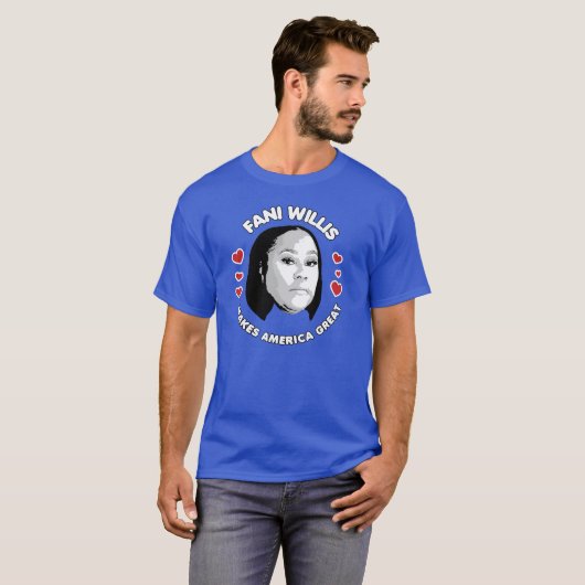 Fani Willis maakt Amerika geweldig T-shirt (Voorkant volledig)