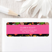 Fanical Gold Greenery Return Address Label (Insitu)