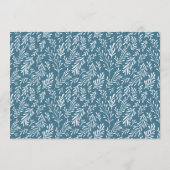 Fanical Holiday Foto van Merry Kerstmis Waterverf Kaart (Achterkant)