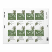 Fanisch Mesulp FACE-serumetiket Etiket (Full Sheet)