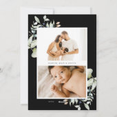 Fanische foto van Merry KerstArctic Winter Feestdagenkaart (Achterkant)