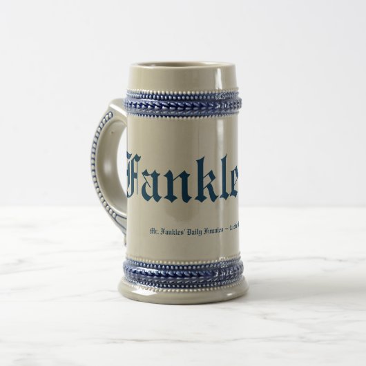 Fanklestein Fankles' Stein Bierpul (Voorkant links)