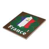 Fankreich - France Fliese Tegeltje (Zijkant)