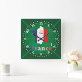 Fankreich - France Uhr Vierkante Klok (Huis)