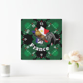 Fankreich - France Uhr Vierkante Klok (Huis)