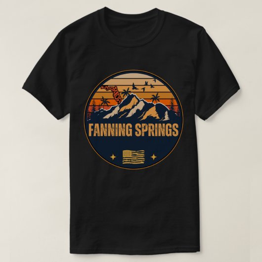 Fanning Springs, Florida T-shirt (Design voorkant)
