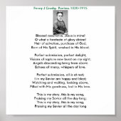 Fanny, Blessed assurance, Jezus is van mij!O wat.. Poster (Voorkant)