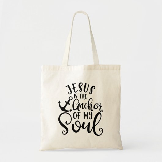 Fanny Christelijk design Jezus is de anker van mij Tote Bag (Voorkant)