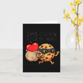 Fanny Cookie Dag Nationale Ontwerper van Chocolade Kaart (Gele Bloem)