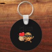 Fanny Cookie Dag Nationale Ontwerper van Chocolade Sleutelhanger (Voorkant)