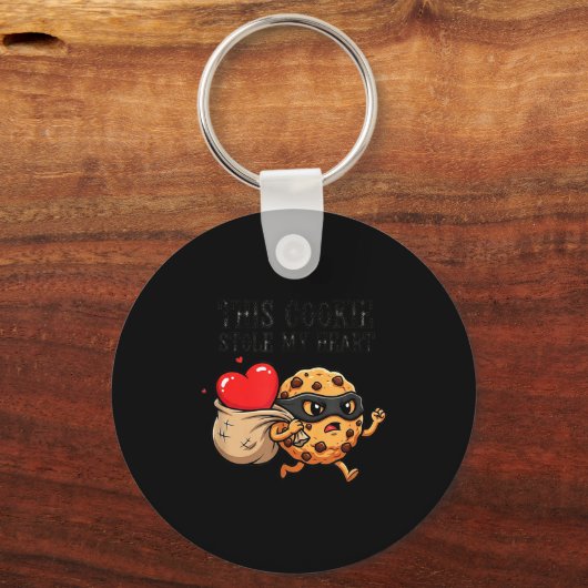 Fanny Cookie Dag Nationale Ontwerper van Chocolade Sleutelhanger (Voorkant)