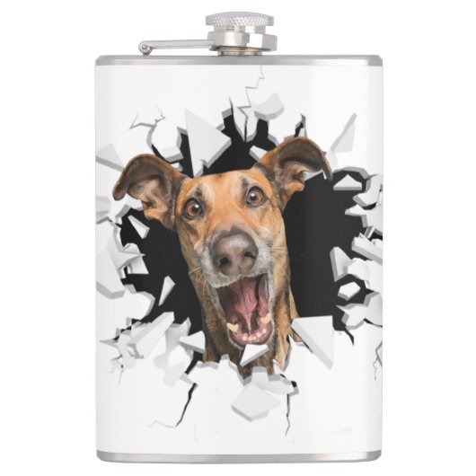 Fanny dog heupfles (Voorkant)