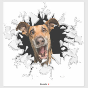 Fanny dog sticker