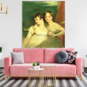 Fanny en Jane Hamond Canvas Afdruk (Insitu (Woonkamer))