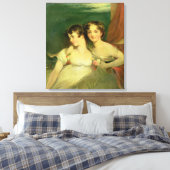 Fanny en Jane Hamond Canvas Afdruk (Insitu (Slaapkamer))