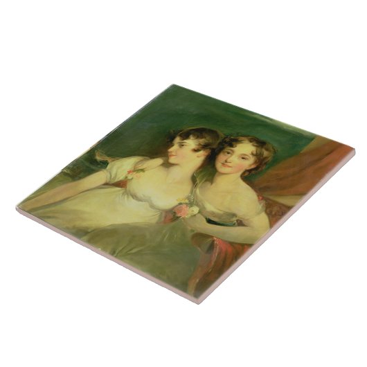 Fanny en Jane Hamond Tegeltje (Zijkant)