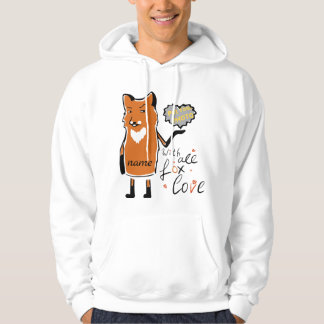 Fanny Fox liefhebbers met alle liefde kostuum naam Hoodie