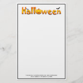 Fanny Halloween Briefpapier (Voorkant)