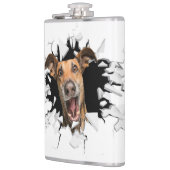 Fanny hondegezicht    heupfles (Links)
