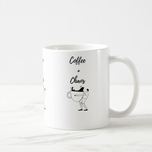  Fanny koffie+ chaos kat mok 11oz  (Rechts)