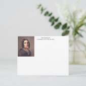 Fanny Mendelssohn, 1842 Briefkaart (Staand voorkant)