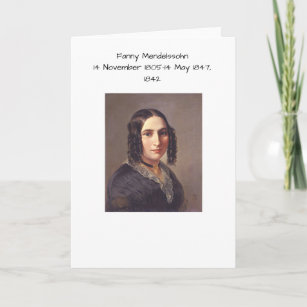 Fanny Mendelssohn, 1842 Kaart