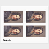 Fanny Mendelssohn, 1842 Rechthoekige Sticker (Vel)