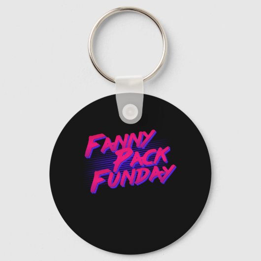 Fanny Pack Funday Sleutelhanger (Voorkant)