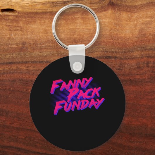 Fanny Pack Funday Sleutelhanger (Voorkant)