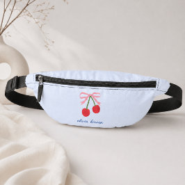 Fanny Pack | Kersen Coquette Strik Lieve Illustrat Heuptasje