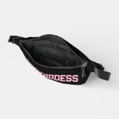 Fanny pack met GODdidDESS roze letters Heuptasje (Open)